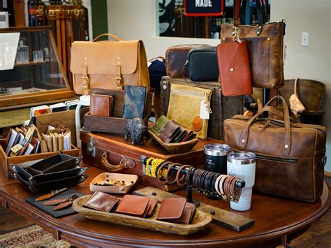 NV Handcrafted leather goods .